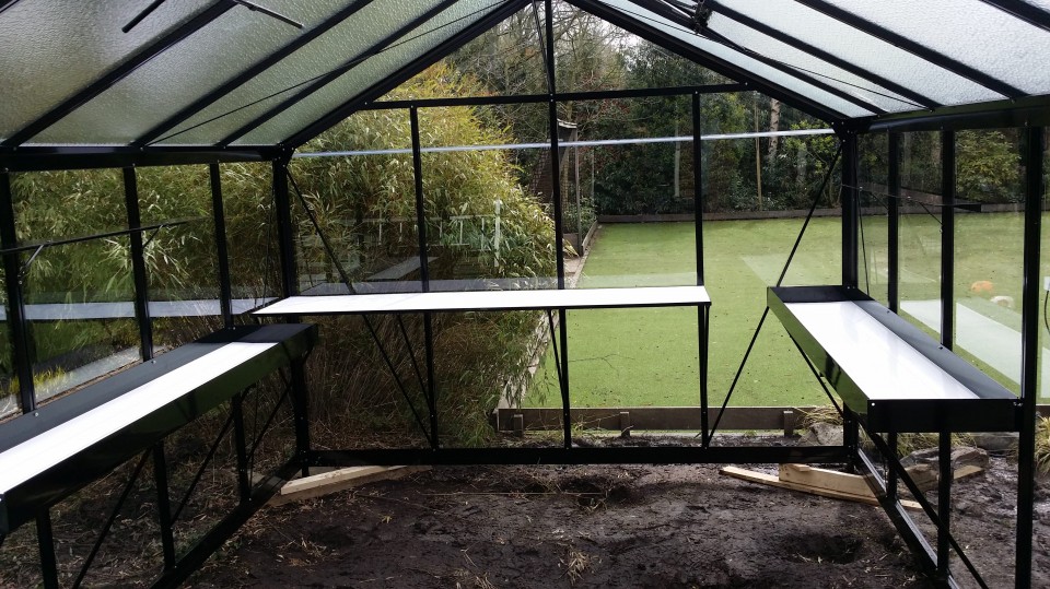 ACD tuinkas R306H-B 13.62m2 Afmeting: 3.06m x 4.45m