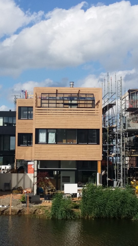 Dakterras R307H XL 15.88 m2 Retro zwart ral 9005 Afmeting: 3.06m x 5.19m