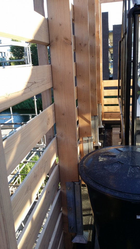 Dakterras R307H XL 15.88 m2 Retro zwart ral 9005 Afmeting: 3.06m x 5.19m